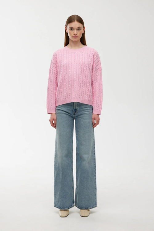 Willa Cable Knit | Rose
