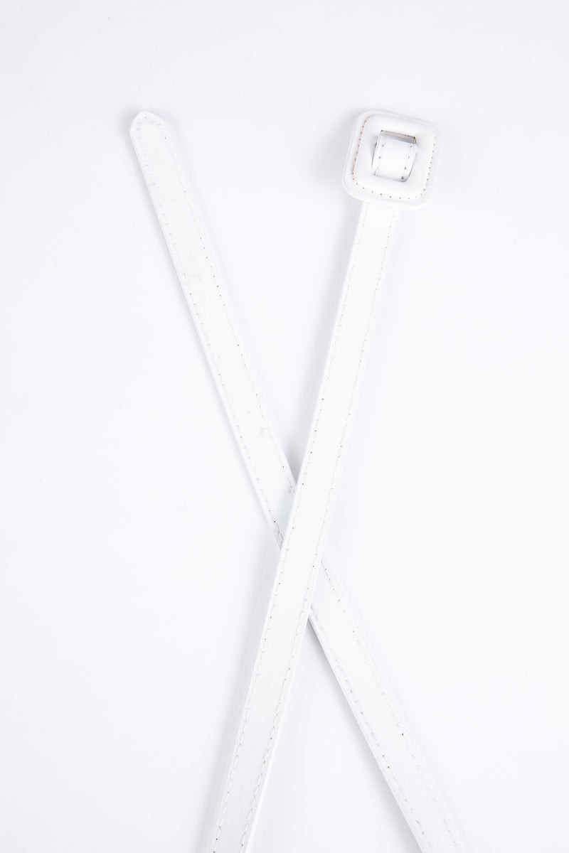 Boston Belt | White