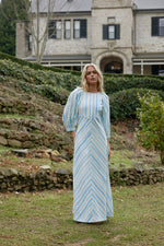 Lucinda Dress | Powder Stripe