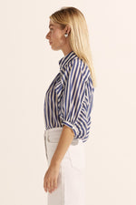 Adage Top | Navy Stripe