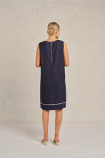 Sleeveless Chiara Dress | Navy