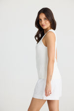 Amba Solid Tank | White