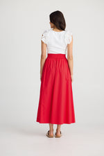 Eliza Skirt | Chilli Red