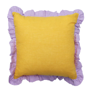 Block Frill filled cushion