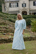 Lucinda Dress | Powder Stripe