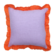 Block Frill filled cushion