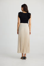 Alias Pleat Skirt | Oyster