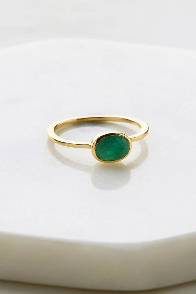 Elly Ring | Beryl Emerald