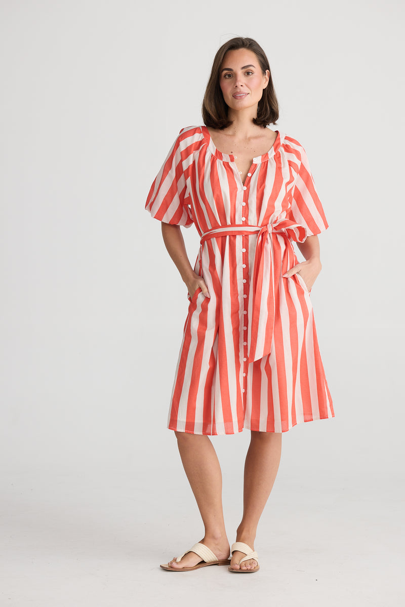 Mariah Dress | Stripe