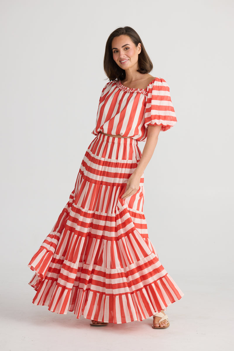 Blossom Skirt | Stripe