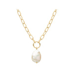 Aphrodite goddess Pearl Drop Necklace