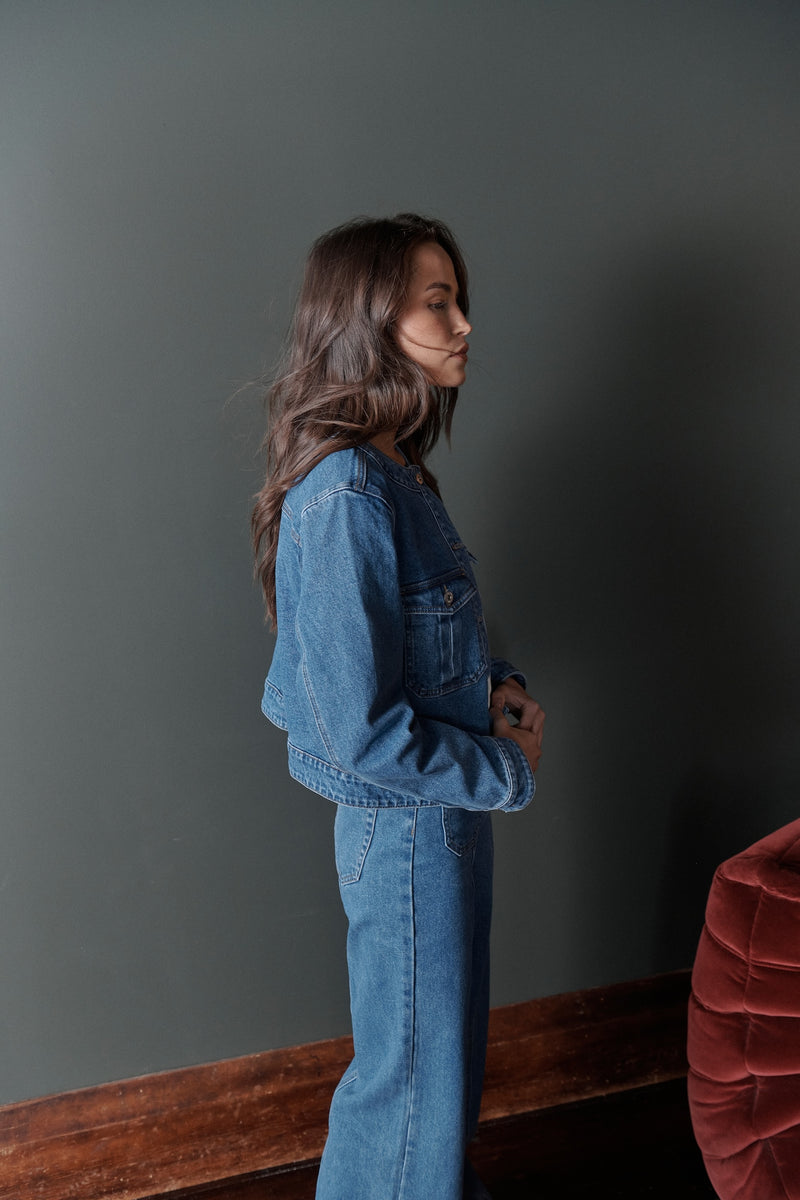 Audrey Jacket | 90's Blue