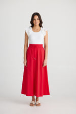 Eliza Skirt | Chilli Red