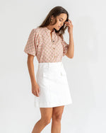 Lincoln Mini Skirt | White