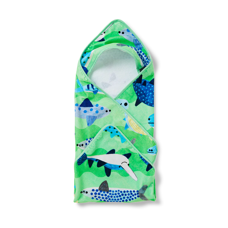 Fintastic Hooded Baby Towel