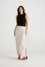 Dazzle Skirt | Champagne Sequin