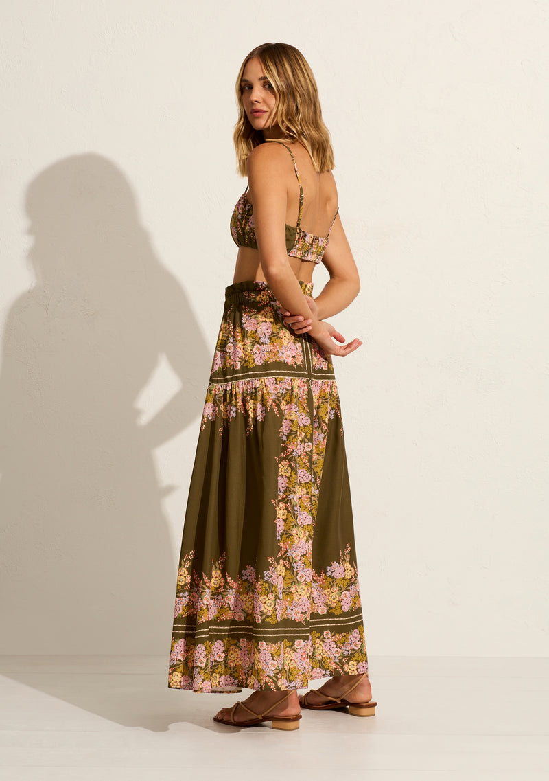 Kielo Maxi Skirt | Khaki