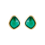 Green Agate Spice Studs