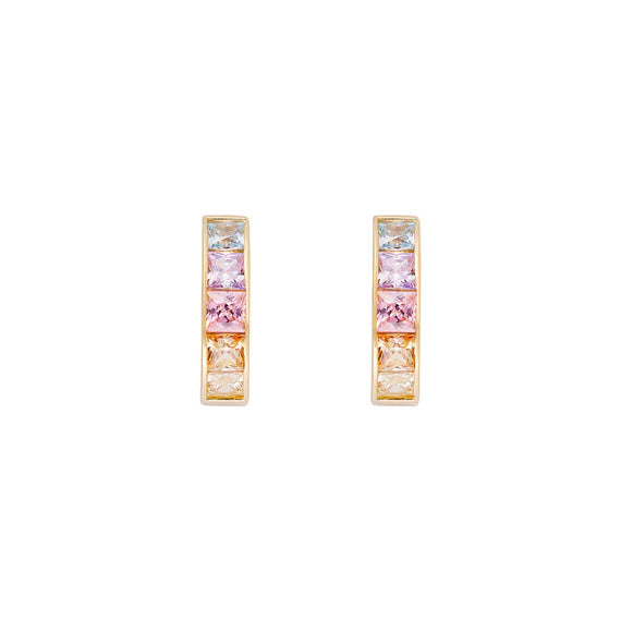 Pastel Ombre Midi  Earrings