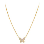 Butterfly Pave Necklace