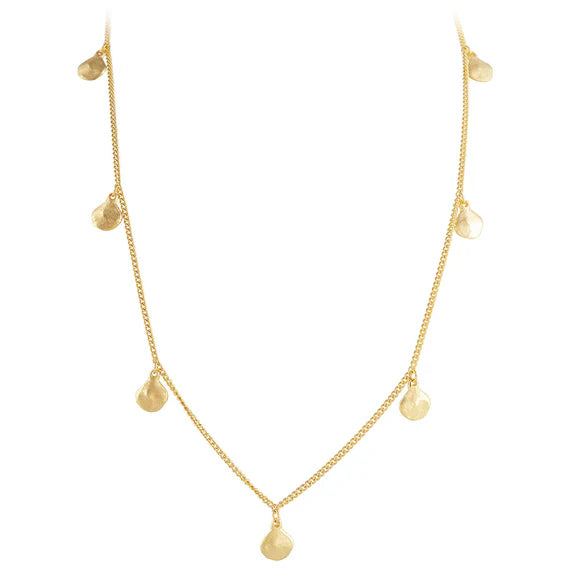 Gold Nomad Charm Necklace