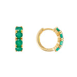 Green Agate Midi EARRING