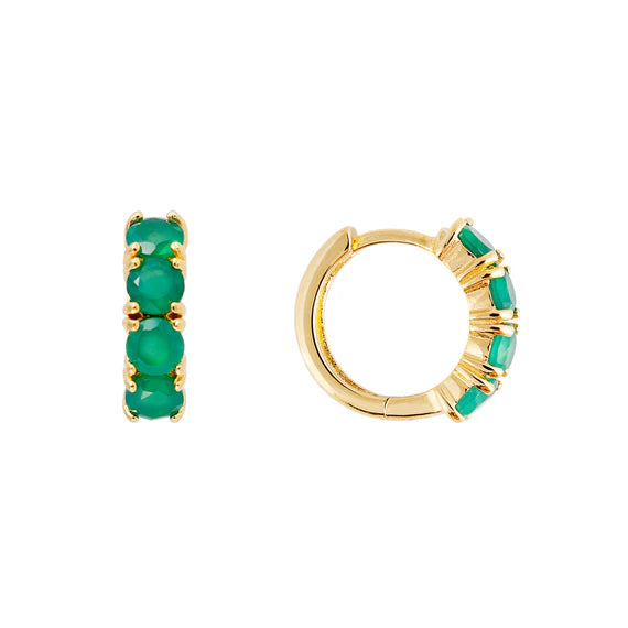 Green Agate Midi EARRING