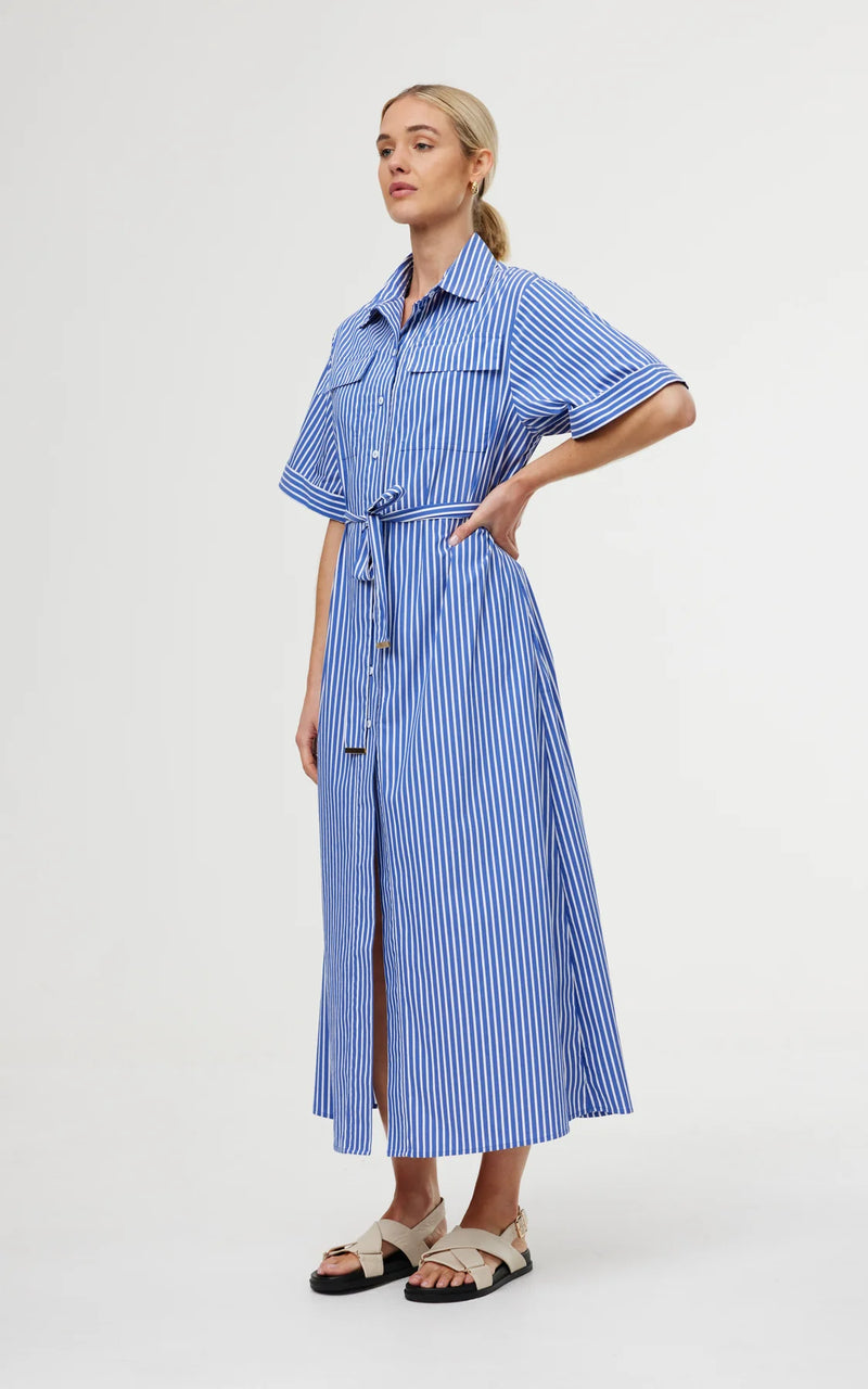 Emelia Dress | Riviera Stripe