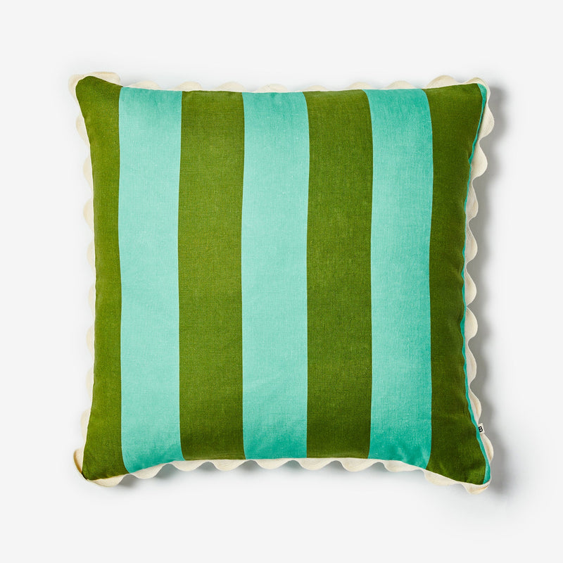 Big Stripe Mint 60cm Cushion