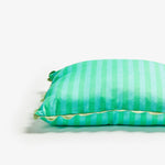 Thin Stripe Jade 60cm Cushion