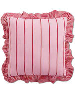 Iced Vovo Stripe Frill Cushion