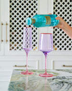 Lilac Champagne Glasses | 2P Set