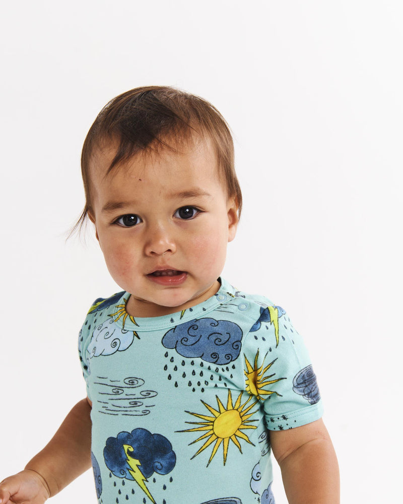 Weather Report Organic Short Sleeve Romper