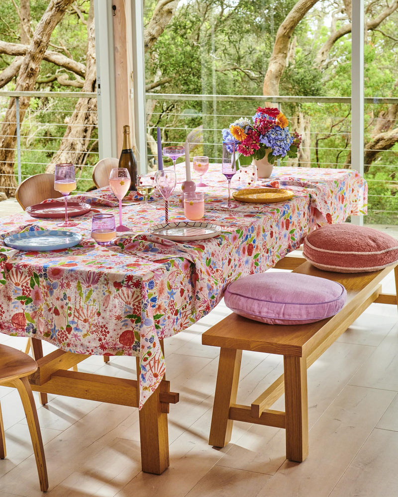 Meandering Meadow Round Tablecloth