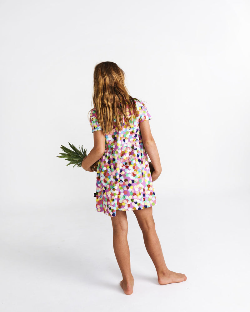 Confetti Pink Organic Cotton Everyday Dress