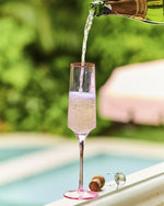 Lilac Champagne Glasses | 2P Set