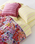 Iced Vovo Stripe Frill Cushion