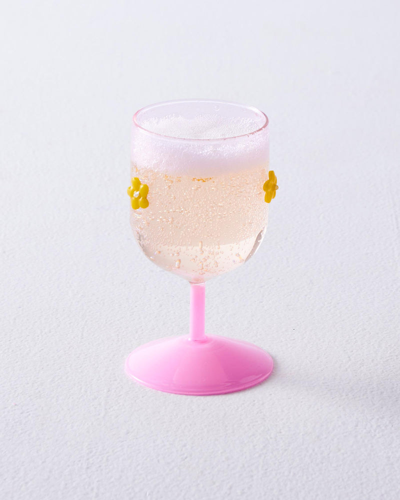 Flower Power Wine Glasses | Set of 2