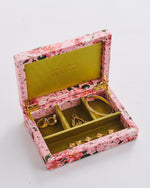 Rose Garden Velvet Jewellery Box | Small