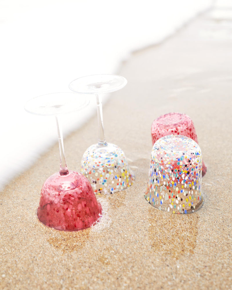 Party Speckle Coupe Glass | 2P Set