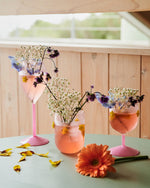 Flower Power Wine Glasses | Set of 2