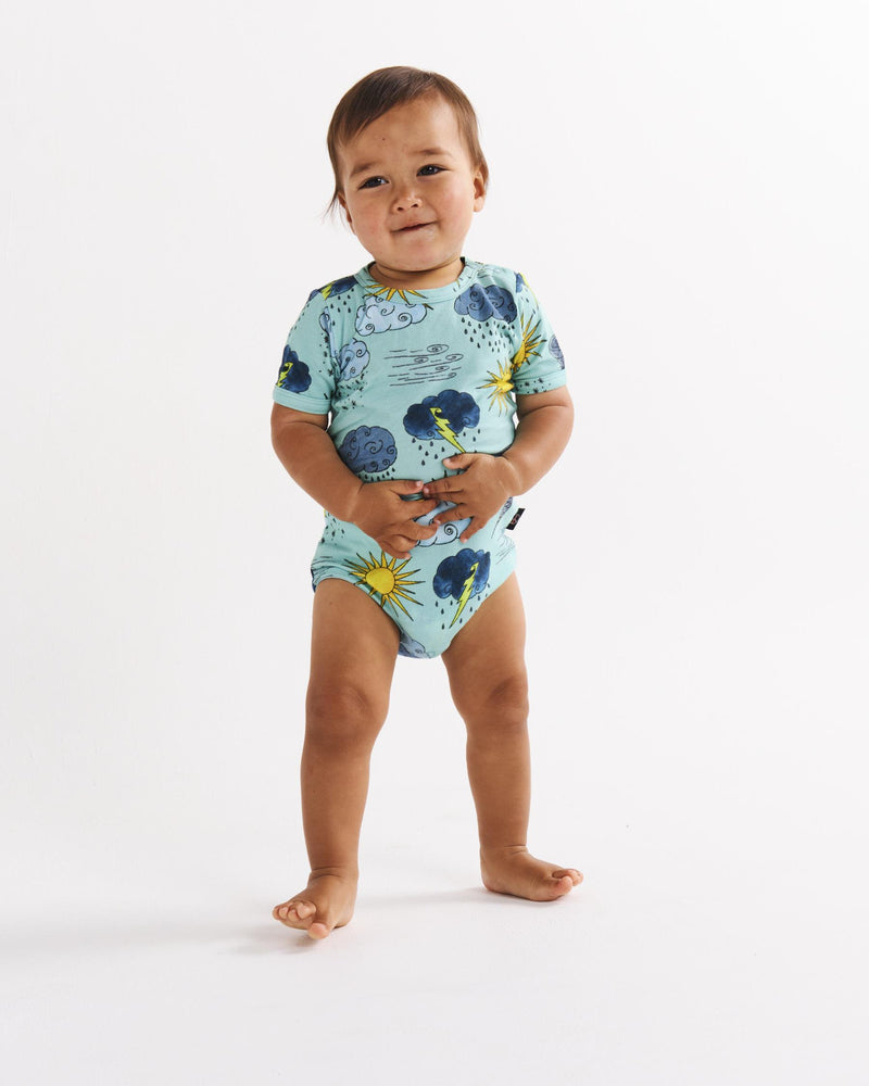 Weather Report Organic Short Sleeve Romper