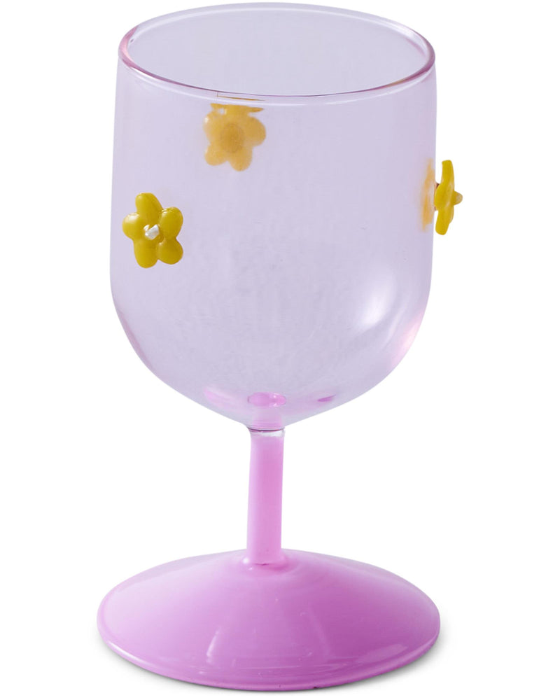 Flower Power Wine Glasses | Set of 2