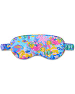 Ken Done Reef Garden Silk Eye Mask One Size