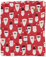 HoHoHo Red Linen Tablecloth