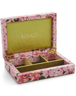 Rose Garden Velvet Jewellery Box | Small