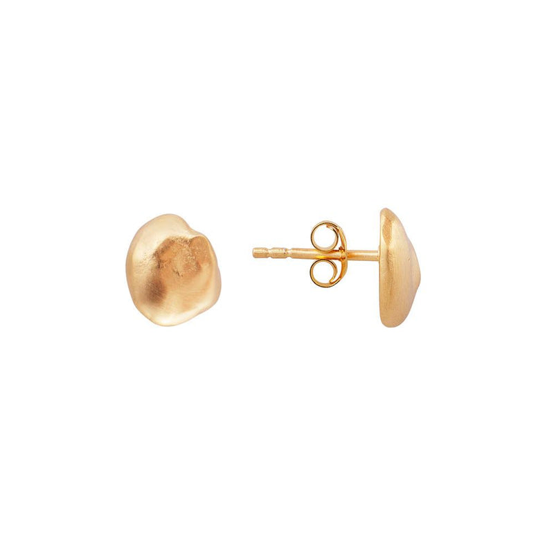 Gold Keshi Studs