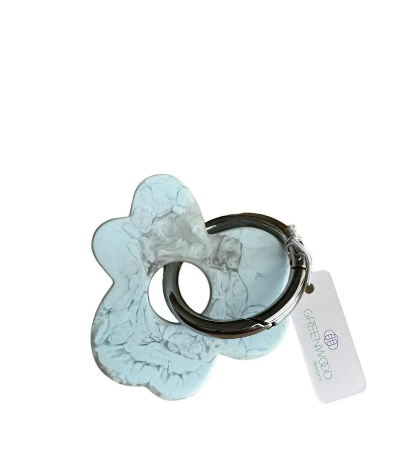 Floral Resin Keyring