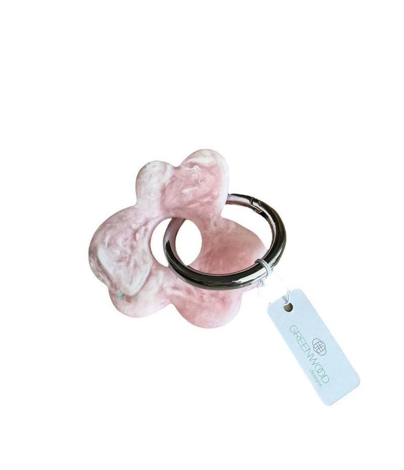 Floral Resin Keyring