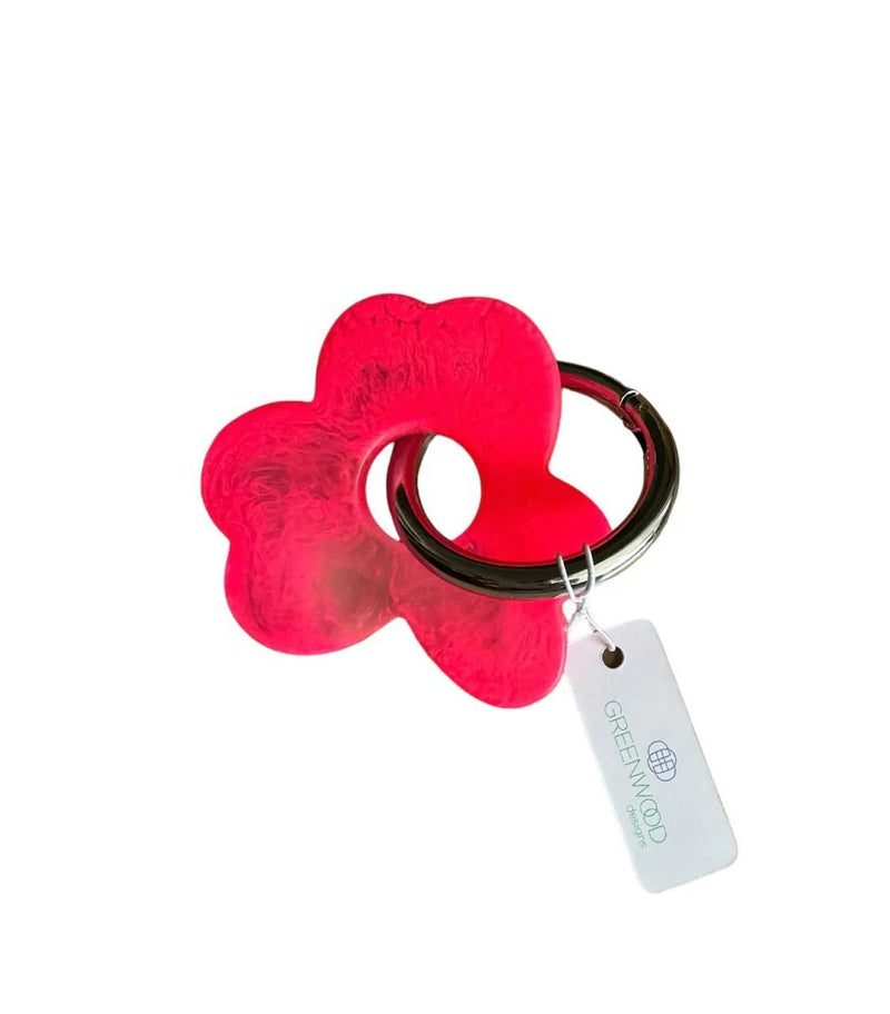 Floral Resin Keyring